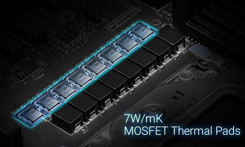 7W/mK MOSFET Thermal Pads